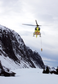 Besøk av legehelikopteret